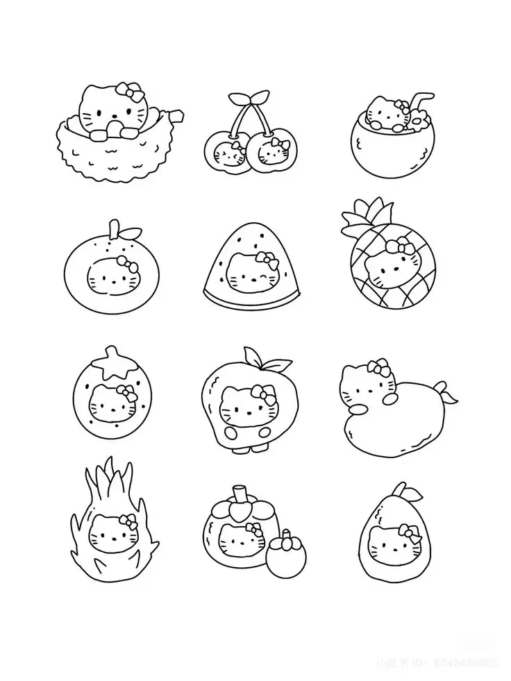 Sticker Hình Tranh Tô Màu Cute Dành Cho Bé 38