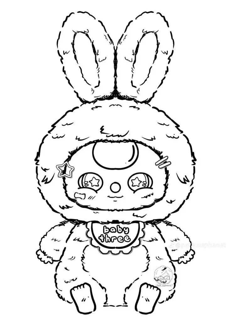 Sticker Tranh Tô Màu Đồ Ăn Vặt Cute: 50 Mẫu Hình Đáng Yêu 63