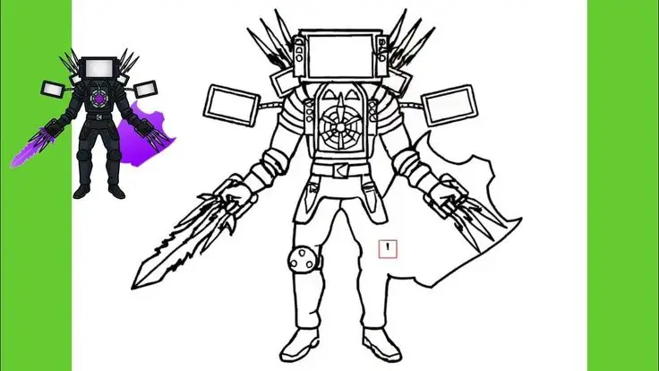 Titan Speakerman Tô Màu Cameraman Vui Nhộn 31