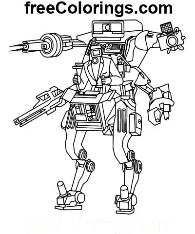Titan Speakerman Tô Màu Cameraman Vui Nhộn 32