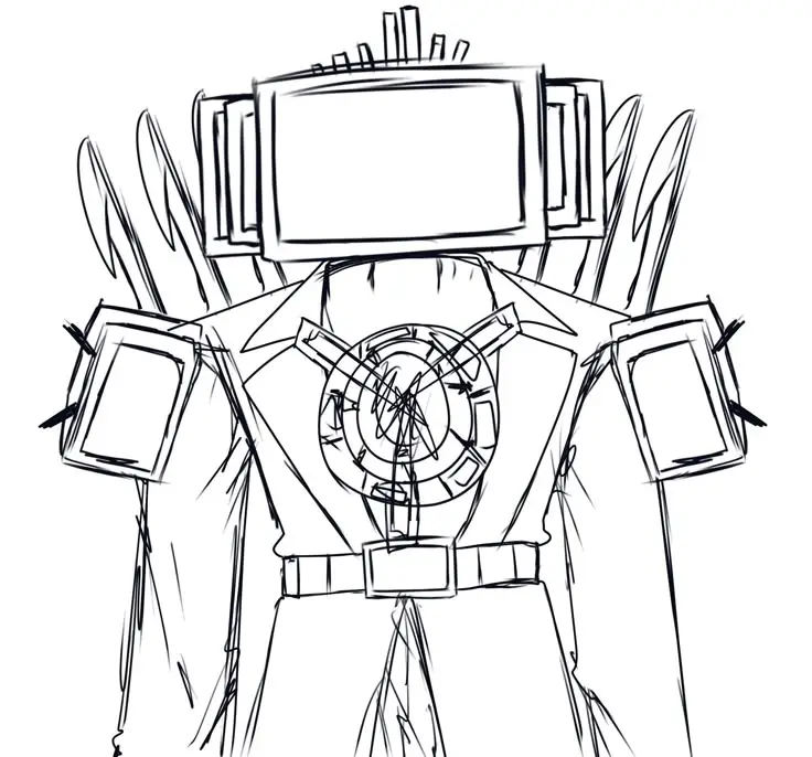 Titan Speakerman Tô Màu Cameraman Vui Nhộn 43