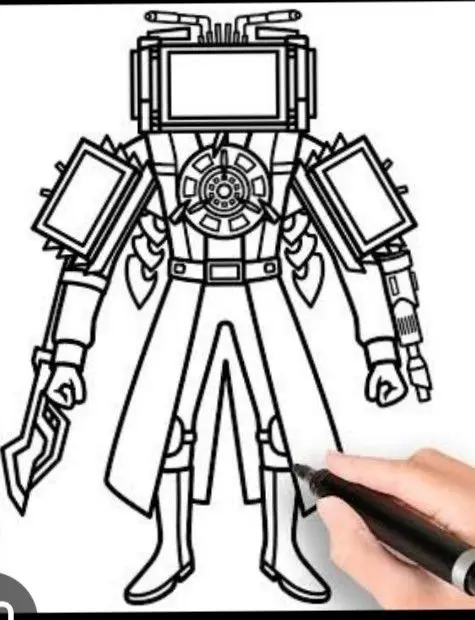 Titan Speakerman Tô Màu Cameraman Vui Nhộn 45