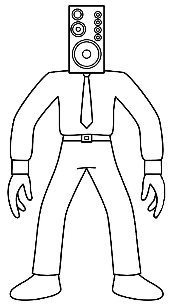 Titan Speakerman Tô Màu Cameraman Vui Nhộn 48