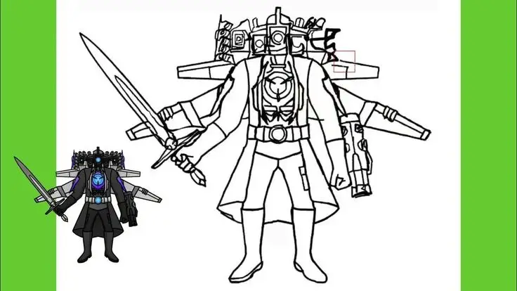 Titan Speakerman Tô Màu Cameraman Vui Nhộn 50