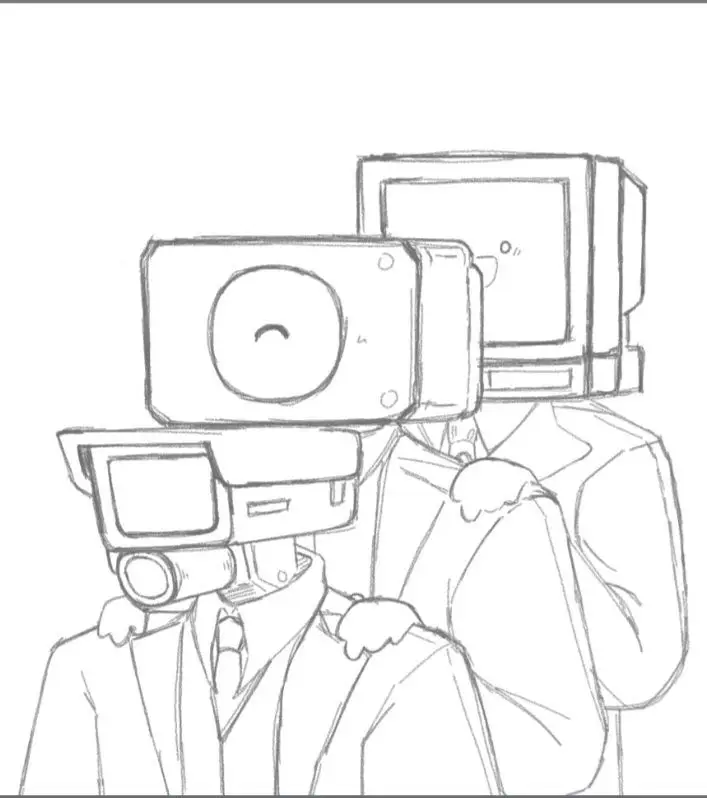 Titan Speakerman Tô Màu Cameraman Vui Nhộn 53