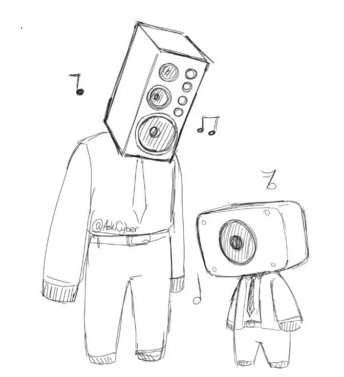 Titan Speakerman Tô Màu Cameraman Vui Nhộn 63