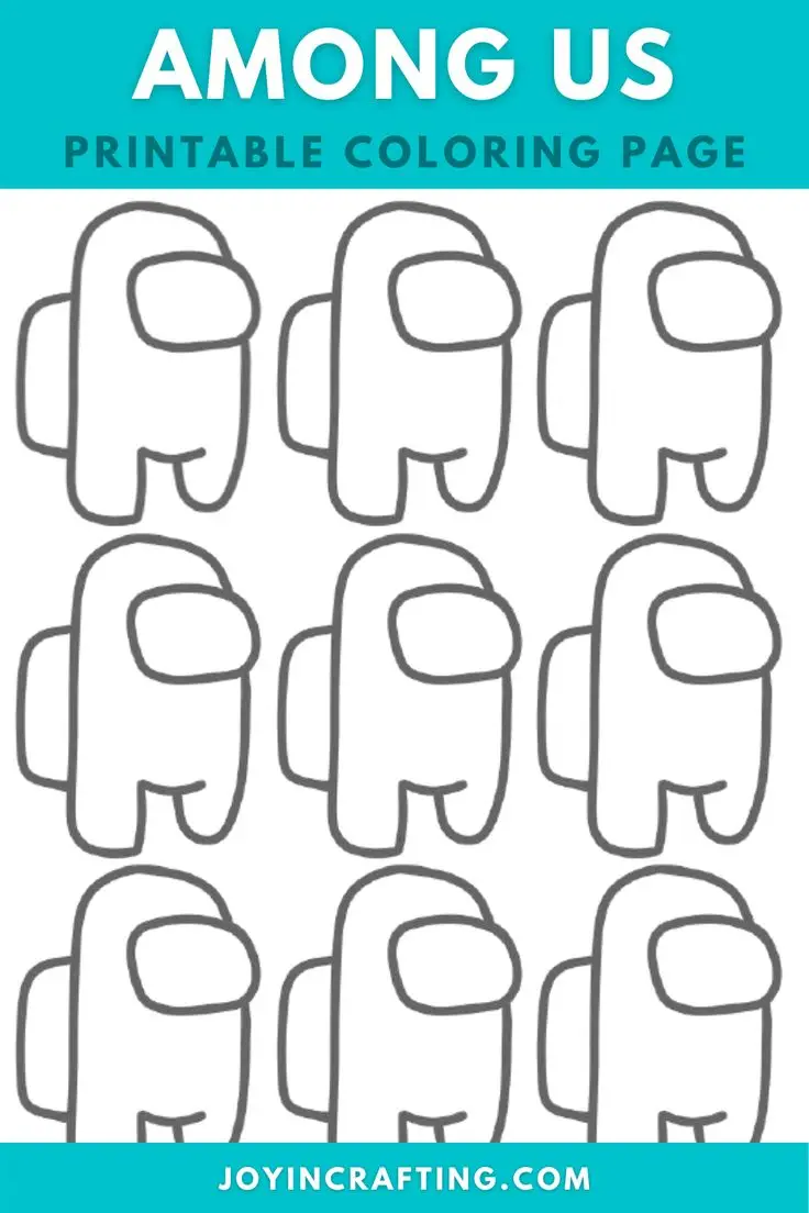 Tô Màu Among Us Cute - Trải Nghiệm Thú Vị Với Trò Chơi Tô Màu 47