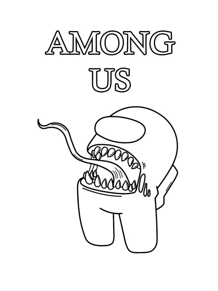Tô Màu Among Us Cute - Trải Nghiệm Thú Vị Với Trò Chơi Tô Màu 63