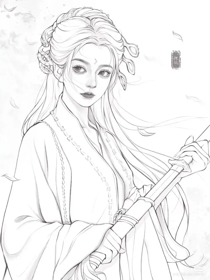 Tô màu anime cổ trang – Khám phá thế giới kỳ diệu 21