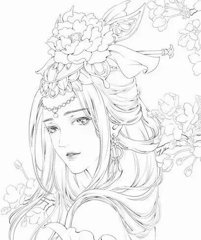 Tô màu anime cổ trang – Khám phá thế giới kỳ diệu 25