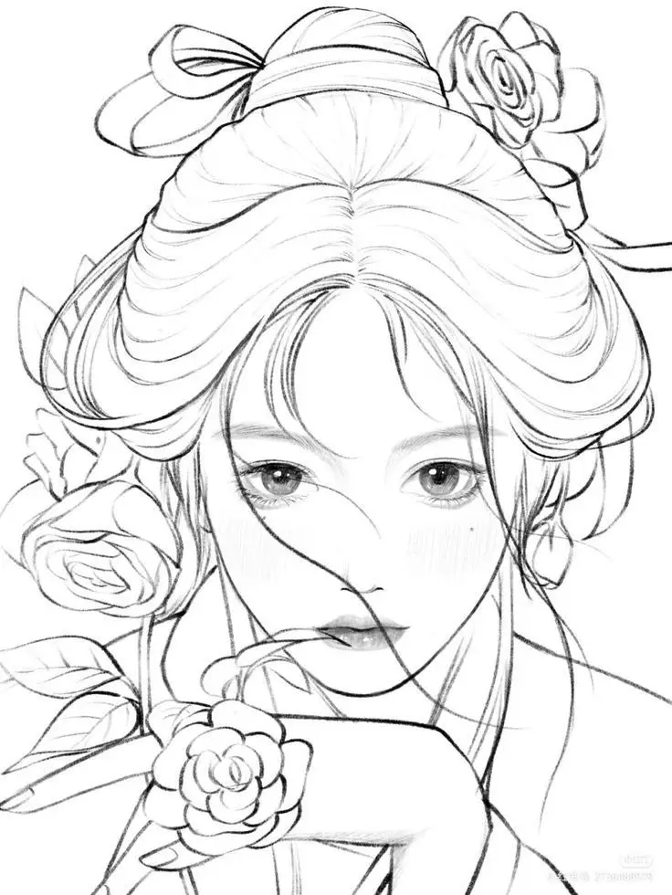 Tô màu anime cổ trang – Khám phá thế giới kỳ diệu 58