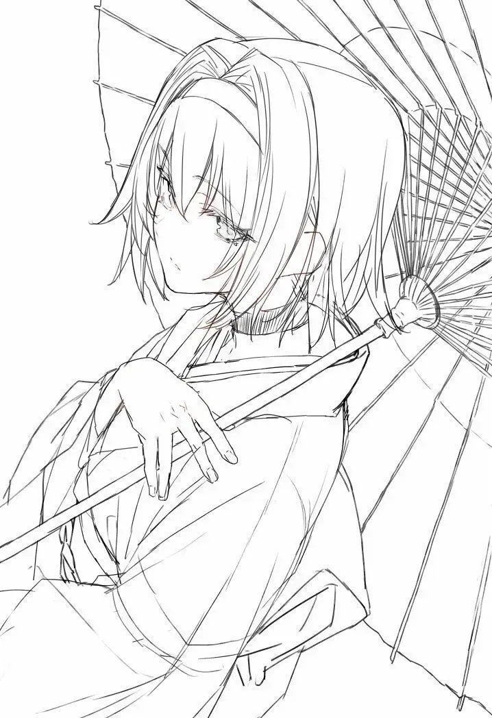 Tô màu anime cổ trang – Khám phá thế giới kỳ diệu 59