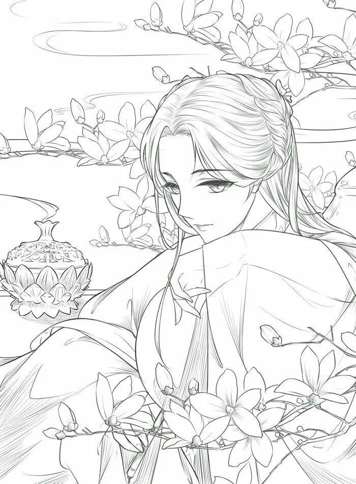 Tô màu anime cổ trang – Khám phá thế giới kỳ diệu 64