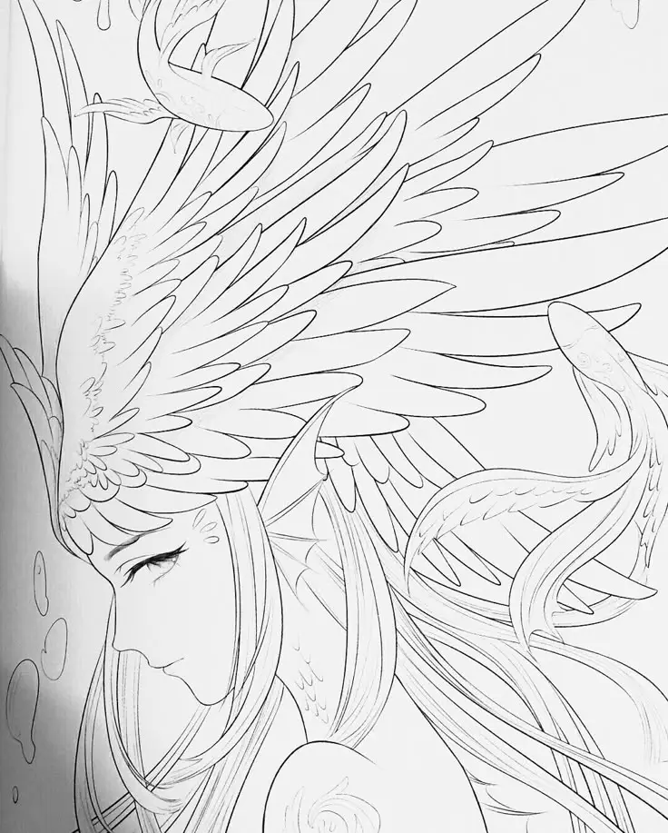 Tô màu anime hồ ly – Nghệ thuật và giải trí 18