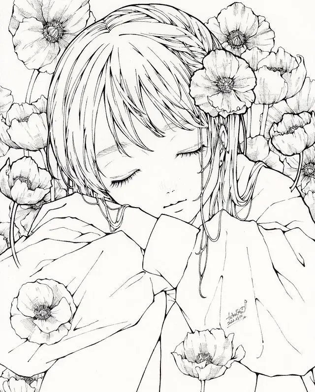 Tô màu anime hồ ly – Nghệ thuật và giải trí 38