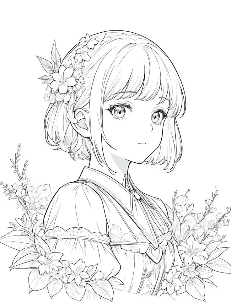 Tô màu anime hồ ly – Nghệ thuật và giải trí 53