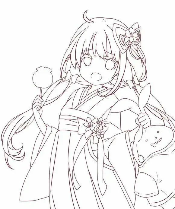 Tô màu anime hồ ly – Nghệ thuật và giải trí 58