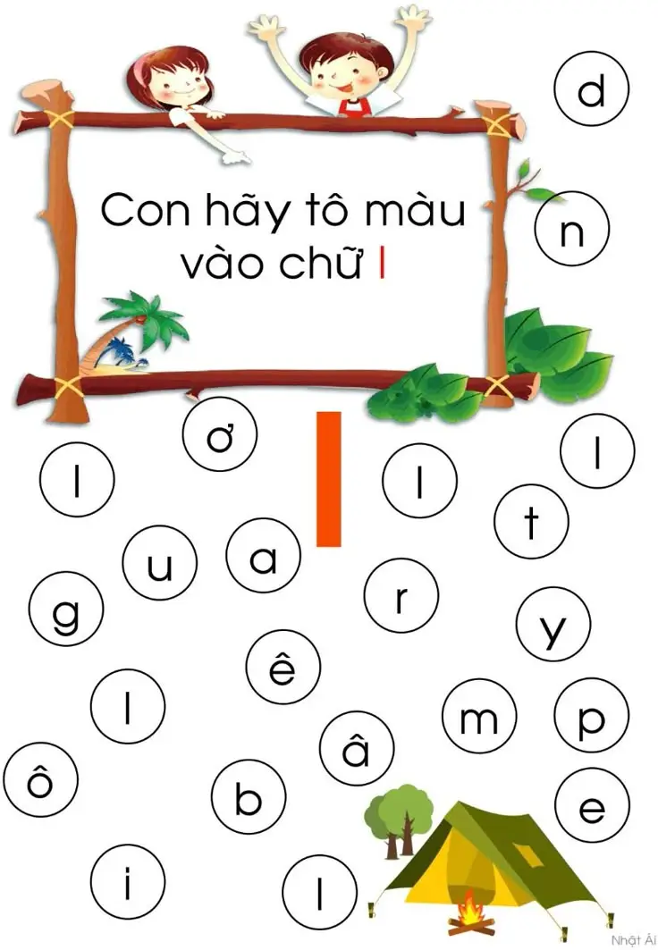 Tô Màu Bảng Chữ Cái - Đắm Chìm Trong Sáng Tạo 13