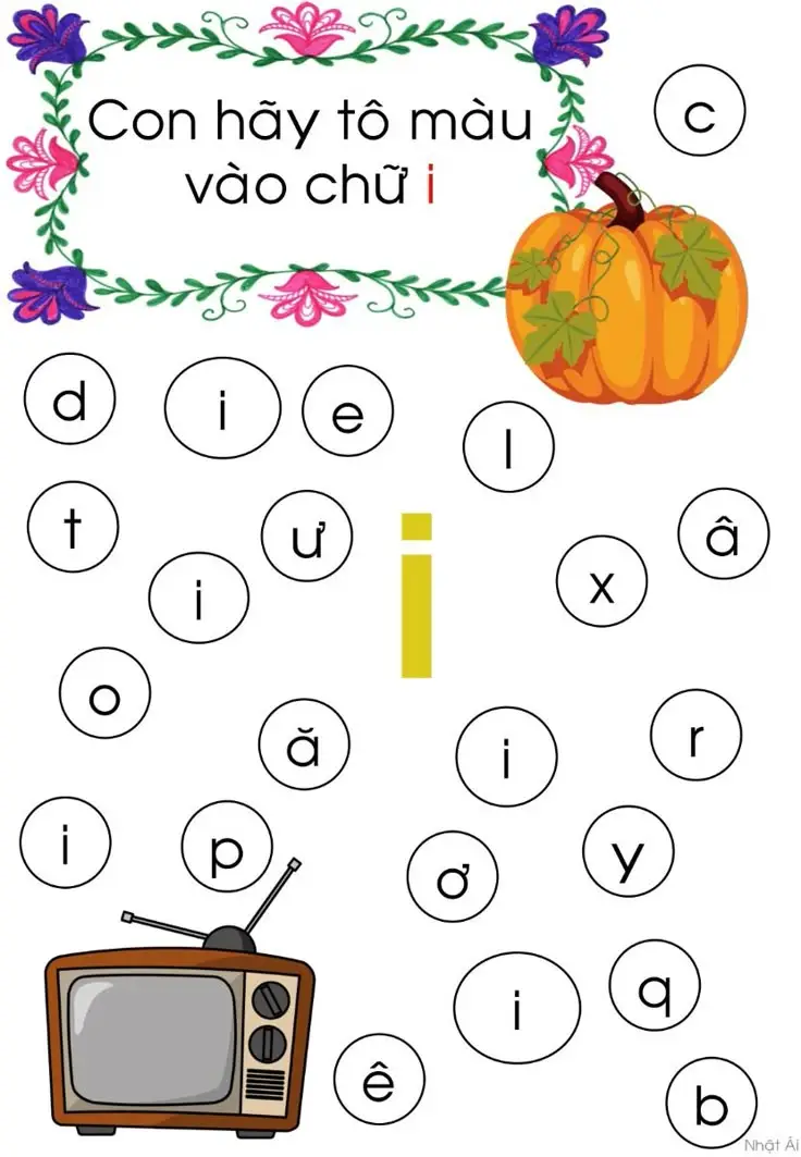 Tô Màu Bảng Chữ Cái - Đắm Chìm Trong Sáng Tạo 21