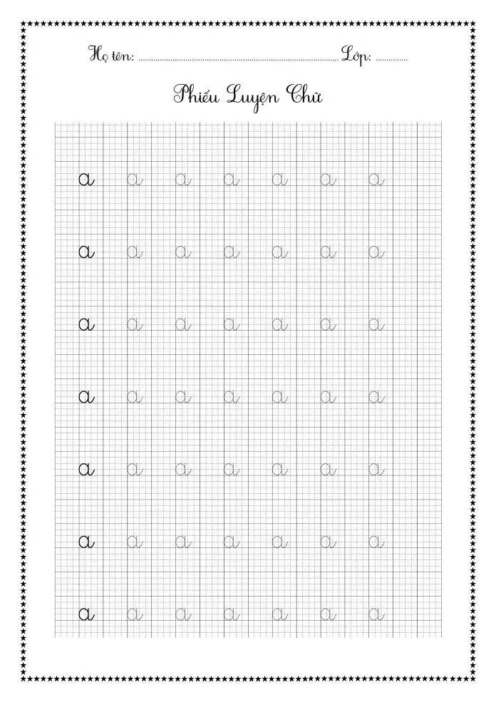 Tô Màu Bảng Chữ Cái - Đắm Chìm Trong Sáng Tạo 54