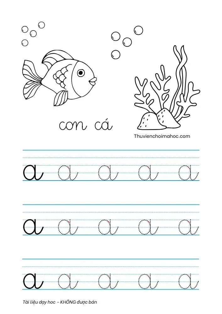 Tô Màu Bảng Chữ Cái Tiếng Việt - Những Hình Ảnh Đẹp Nhất 3