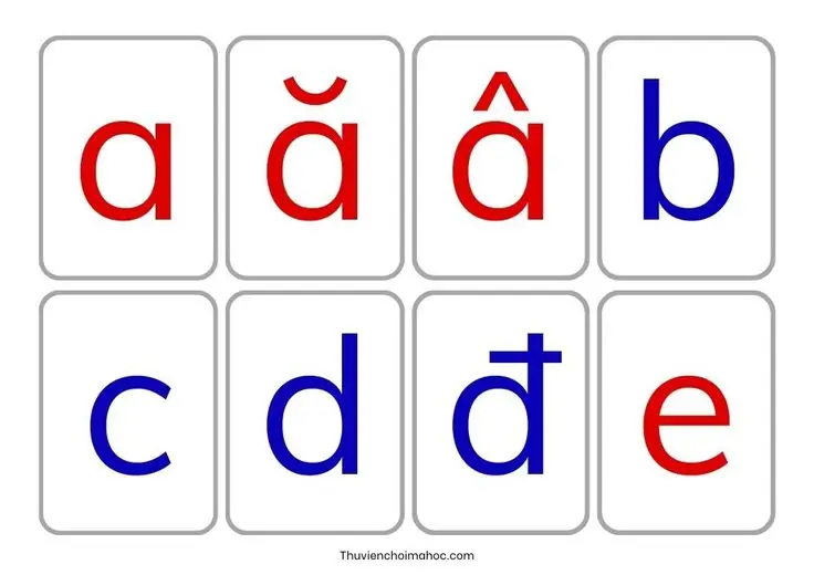 Tô Màu Bảng Chữ Cái Tiếng Việt - Những Hình Ảnh Đẹp Nhất 36