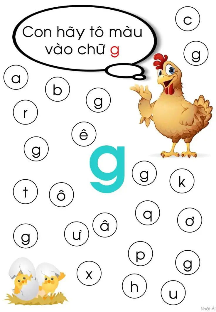 Tô Màu Bảng Chữ Cái Tiếng Việt - Những Hình Ảnh Đẹp Nhất 39