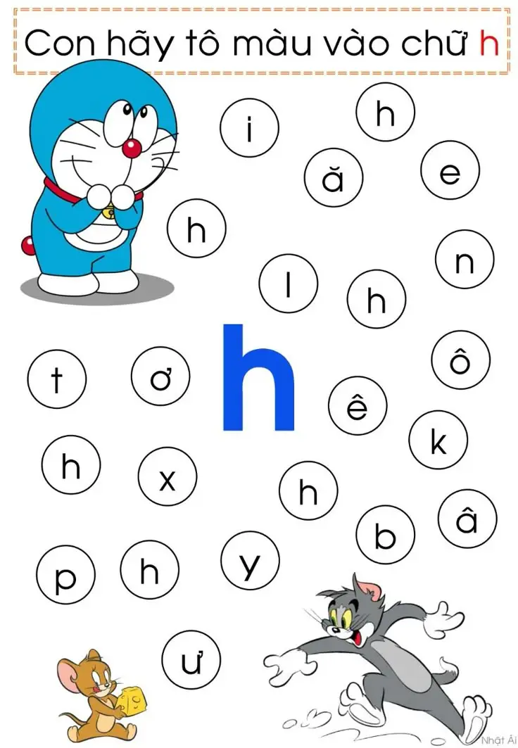 Tô Màu Bảng Chữ Cái Tiếng Việt - Những Hình Ảnh Đẹp Nhất 54