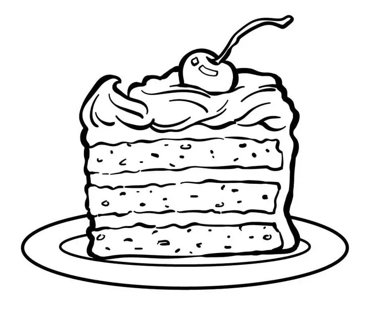 Tô Màu Bánh Sinh Nhật - Bộ Sưu Tập Hình Ảnh Ngọt Ngào 25