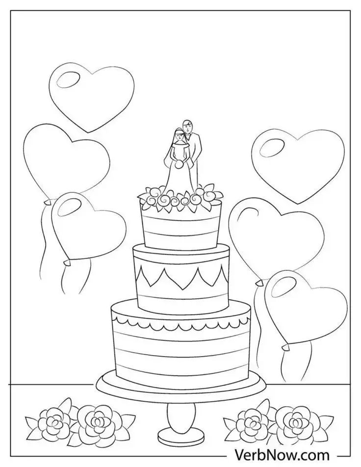 Tô Màu Bánh Sinh Nhật - Bộ Sưu Tập Hình Ảnh Ngọt Ngào 39