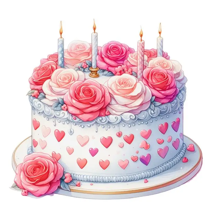 Tô Màu Bánh Sinh Nhật - Bộ Sưu Tập Hình Ảnh Ngọt Ngào 61