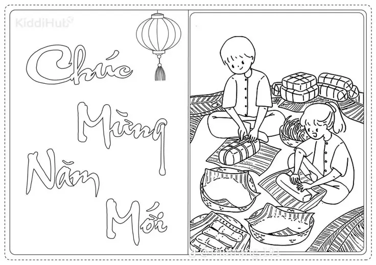 Tô Màu Bao Lì Xì Ngập Tràn May Mắn 9