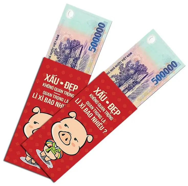 Tô Màu Bao Lì Xì Ngập Tràn May Mắn 30