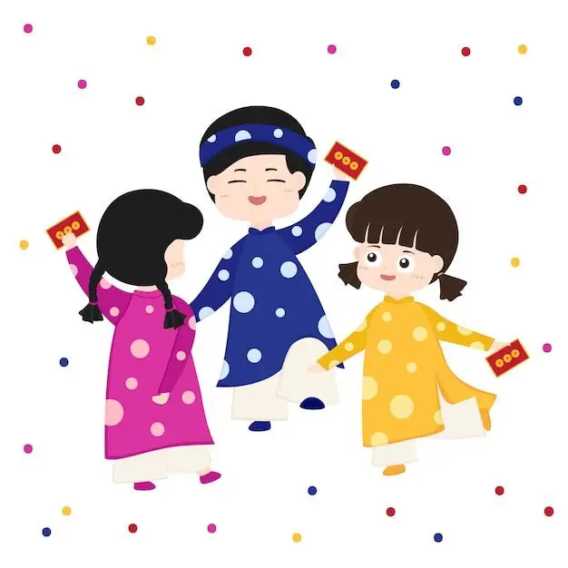 Tô Màu Bao Lì Xì Ngập Tràn May Mắn 44