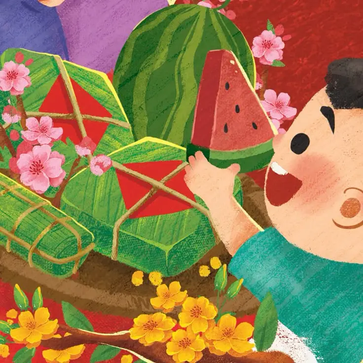 Tô Màu Bao Lì Xì Ngập Tràn May Mắn 51