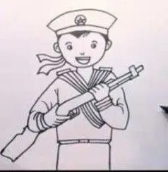 Tô Màu Chú Bộ Đội Dũng Cảm 19