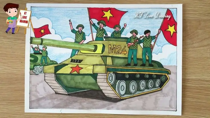 Tô Màu Chú Bộ Đội Dũng Cảm 31