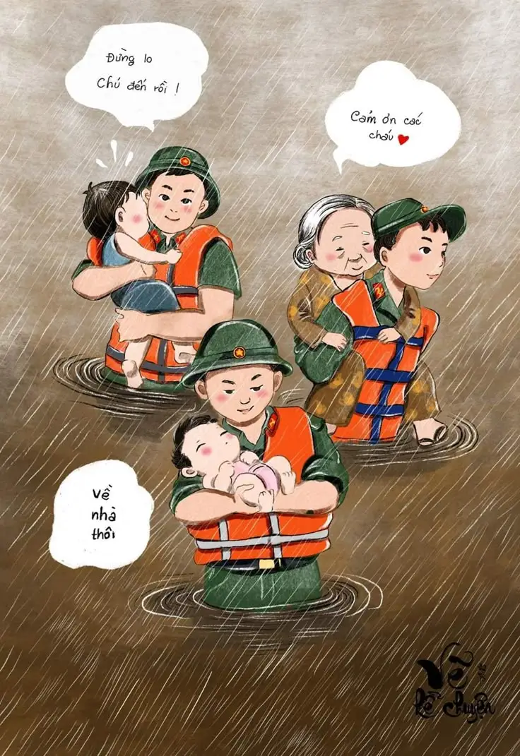 Tô Màu Chú Bộ Đội Dũng Cảm 43