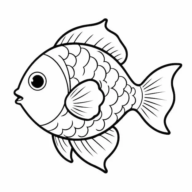 Tô Màu Con Cá Đẹp - Bộ Sưu Tập Hình Ảnh 2