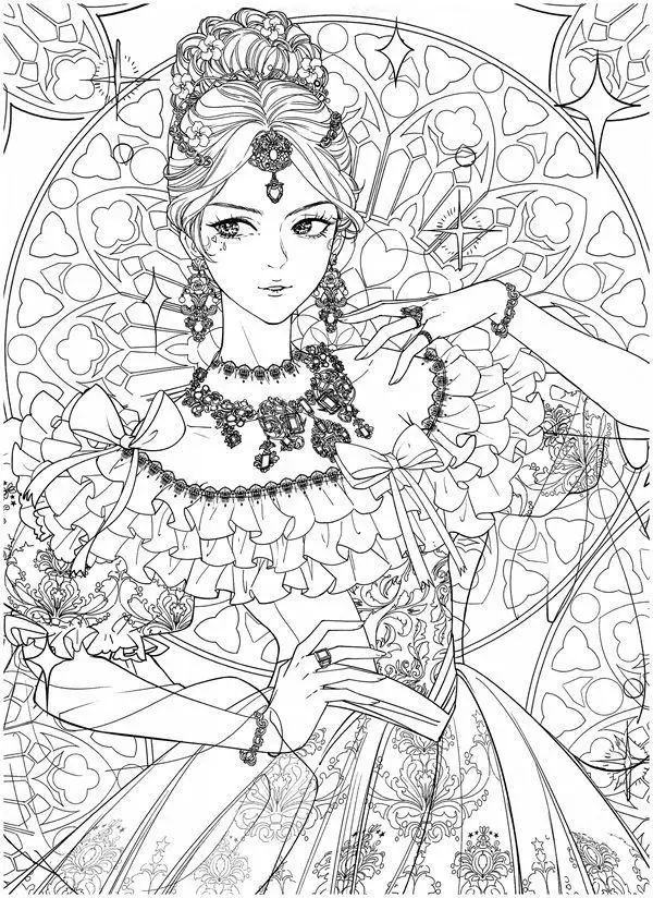 Tô Màu Công Chúa Anime Đầy Sáng Tạo 2