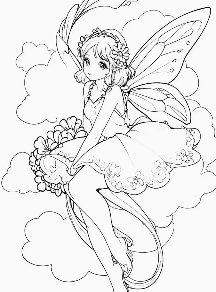 Tô Màu Công Chúa Anime Đầy Sáng Tạo 18