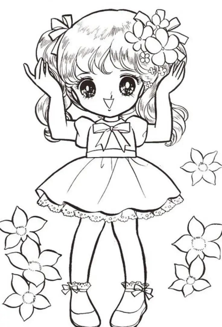 Tô Màu Công Chúa Anime Đầy Sáng Tạo 47