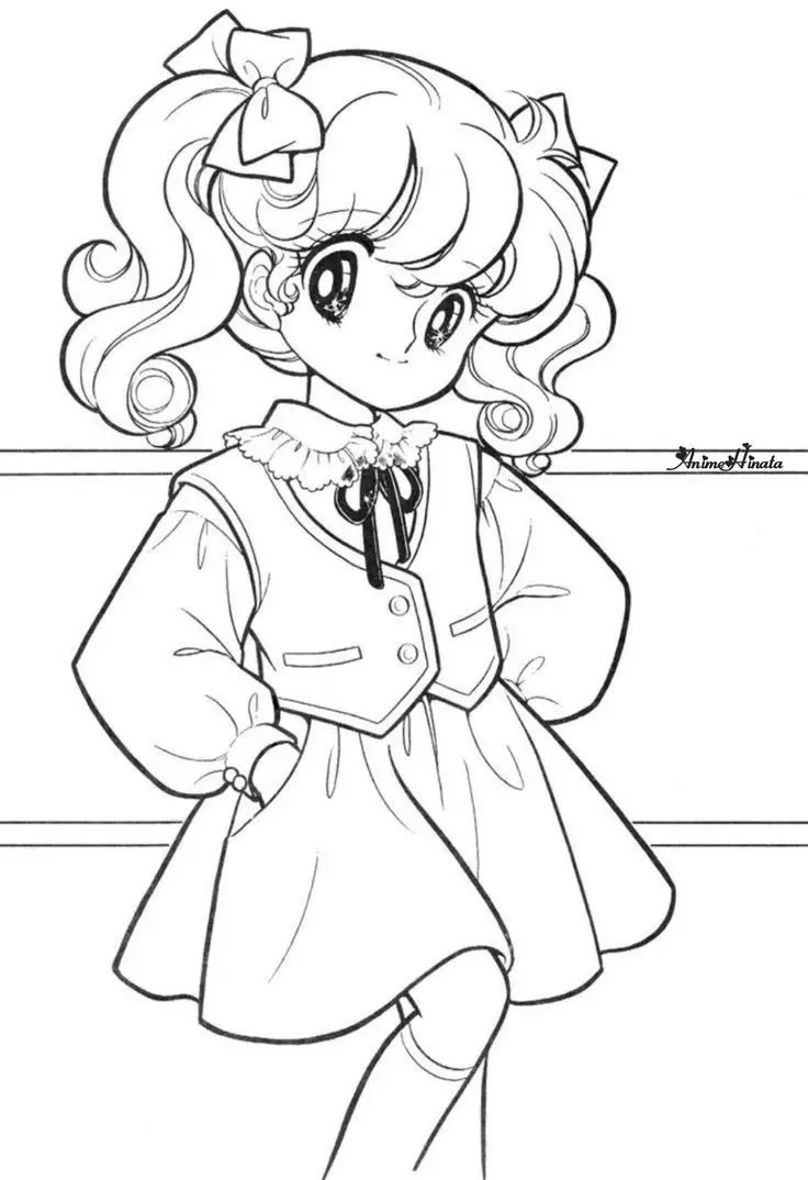 Tô màu công chúa chibi: Hình ảnh lung linh cho các bé gái 4