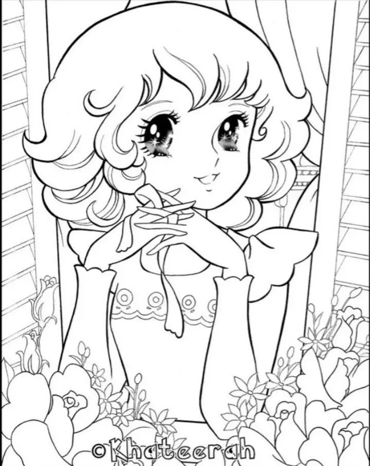 Tô màu công chúa chibi: Hình ảnh lung linh cho các bé gái 39