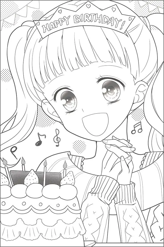 Tô màu công chúa chibi: Hình ảnh lung linh cho các bé gái 41