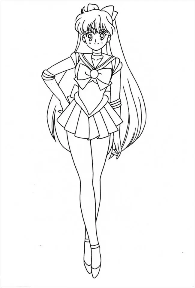 Tô màu công chúa chibi: Hình ảnh lung linh cho các bé gái 44