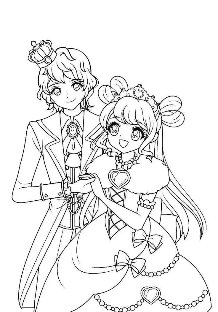 Tô màu công chúa chibi: Hình ảnh lung linh cho các bé gái 51