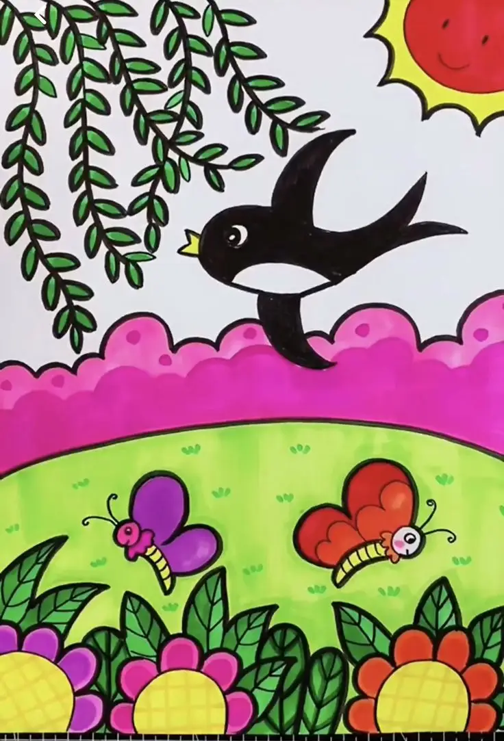 Tô Màu Hoa 5 Cánh Rực Rỡ Sắc Màu 7