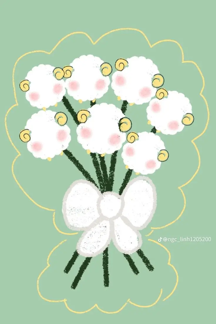 Tô Màu Hoa 5 Cánh Rực Rỡ Sắc Màu 11