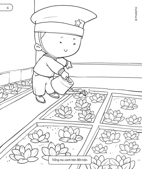 Tô Màu Hoa 5 Cánh Rực Rỡ Sắc Màu 15